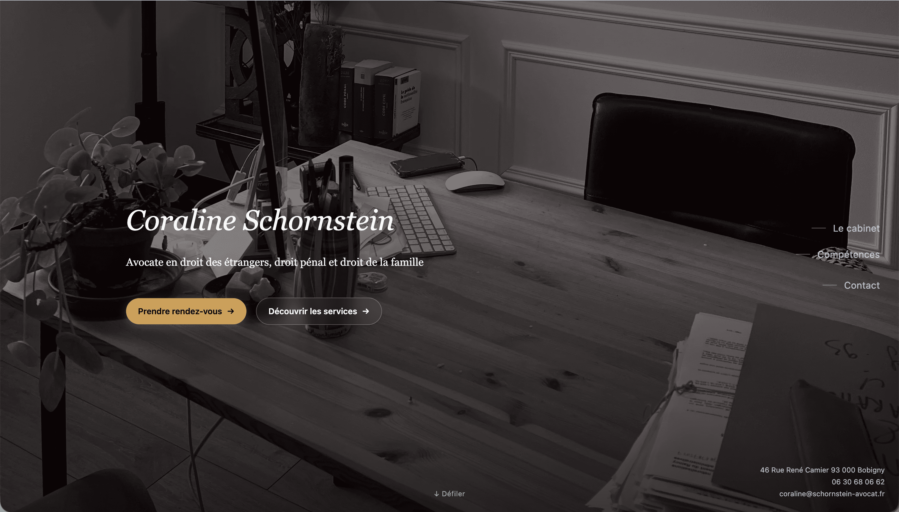 Cabinet d'avocat Coraline Schornstein