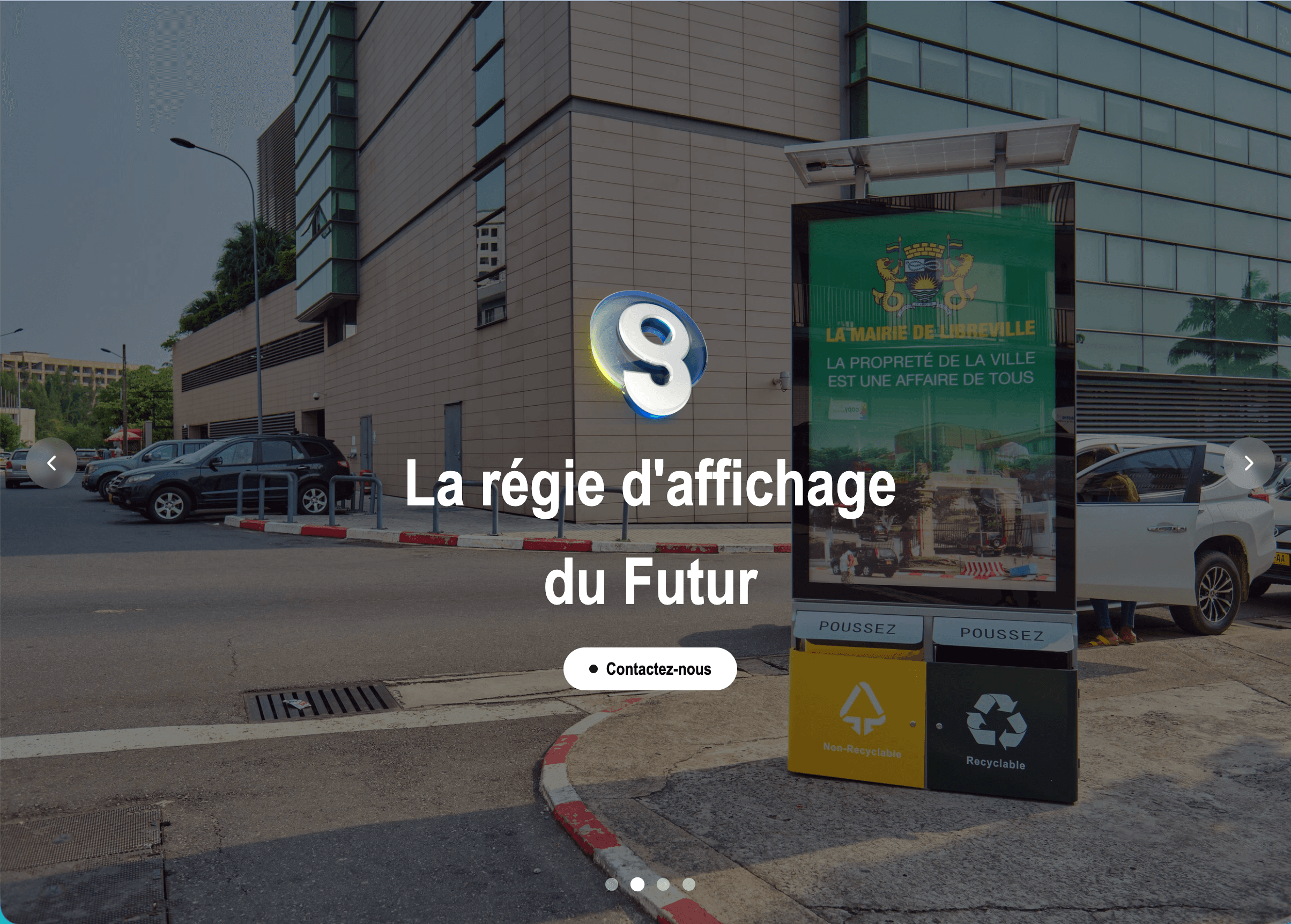 OMNIUM GABON — Vitrine & cartographie publicitaire