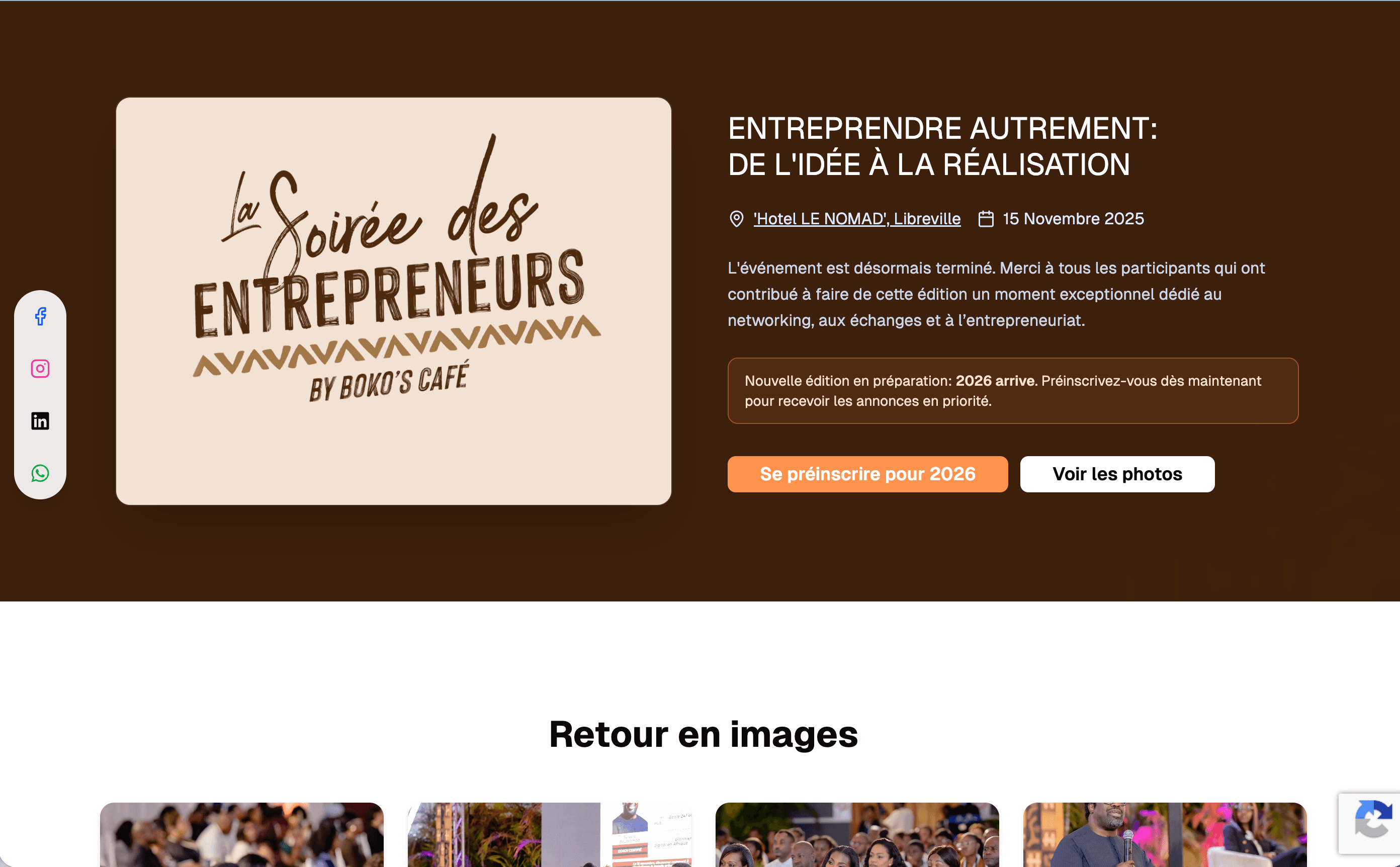 Soirée des Entrepreneurs 2025